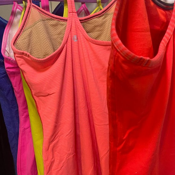 Lululemon Power Y Tanks - BUNDLE, set of 5 (size 4) - Picture 4 of 12
